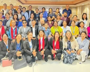 Group photo after insurance sales training session with Reliable Life Insurance participants and trainer Diwakar Rijal in Nepal
