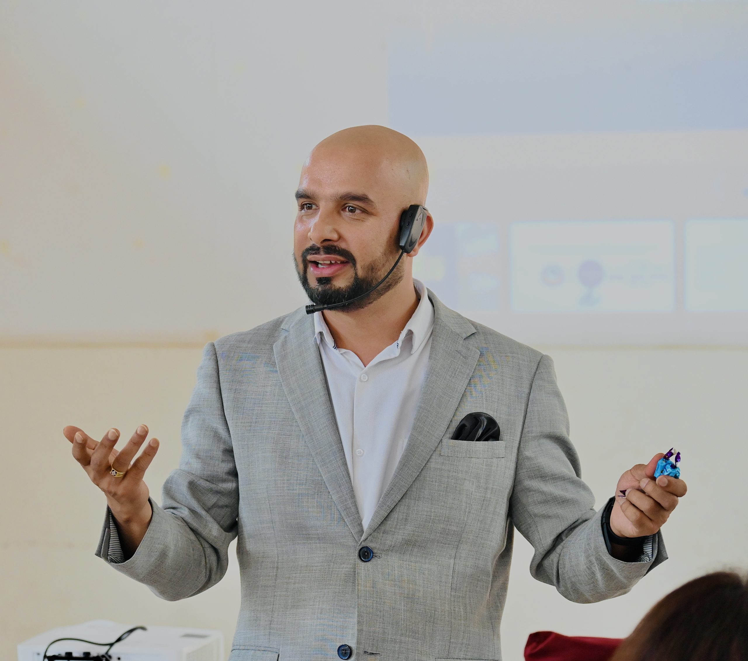 Diwakar Rijal leading a business consulting and strategy discussion in Nepal